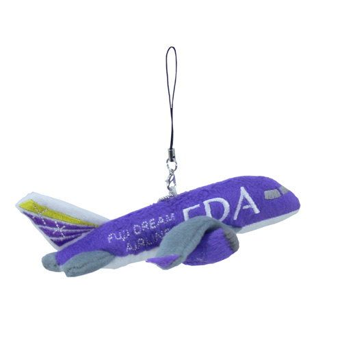 FDA飛行機ぬいぐるみ（パープル）
