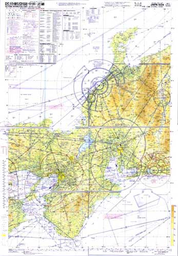 区分航空図 byジェラシー機長 | ひこうきのあるくらし