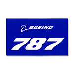 BOEING　ブルー　787　ステッカー　