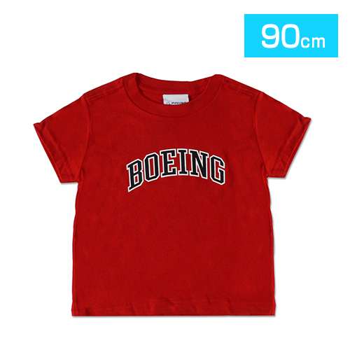 BOEING 子供用ロゴTシャツ　レッド　90cmサイズ