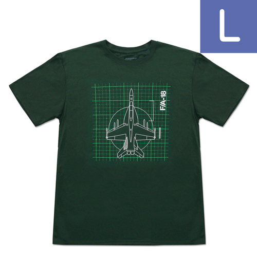 BOEING F/A-18 スーパーホーネット エアログラフィックTシャツ　Lサイズ