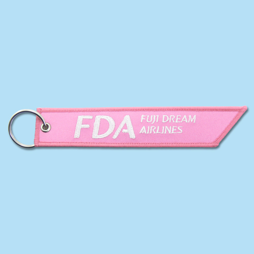 FDA フライトタグキーホルダー(ピンク)