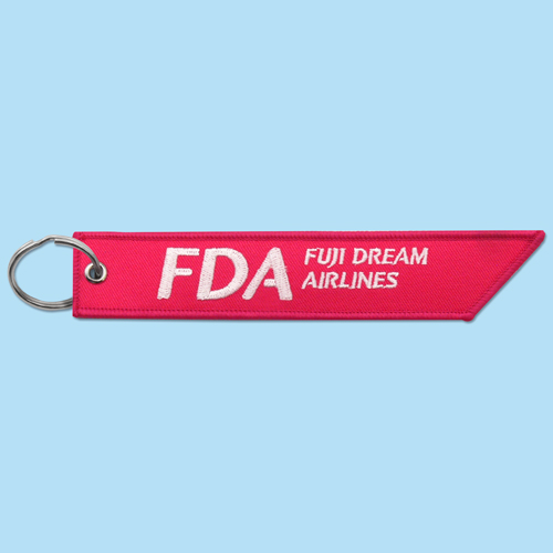 FDA フライトタグキーホルダー(ローズピンク)