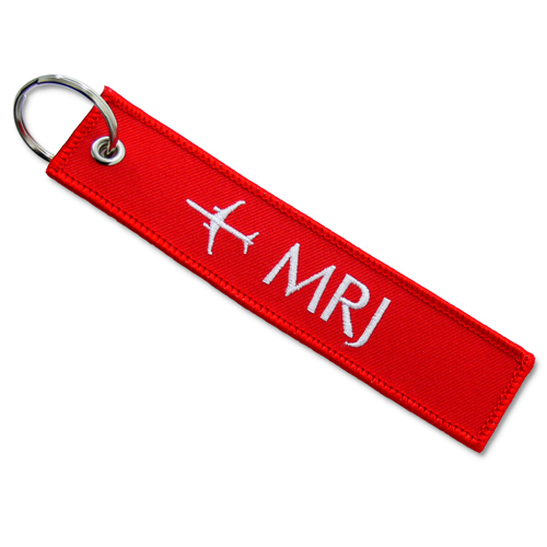MRJ　フライトタグキーホルダー（赤）