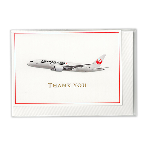 JAL二つ折りカード(飛行機)