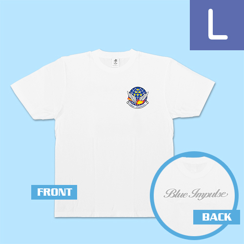 ブルーインパルス ロゴマーク Tシャツ(ホワイト) Lサイズ