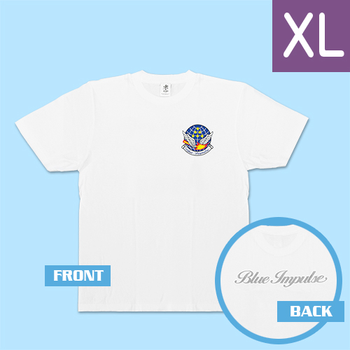 ブルーインパルス ロゴマーク Tシャツ(ホワイト) XLサイズ
