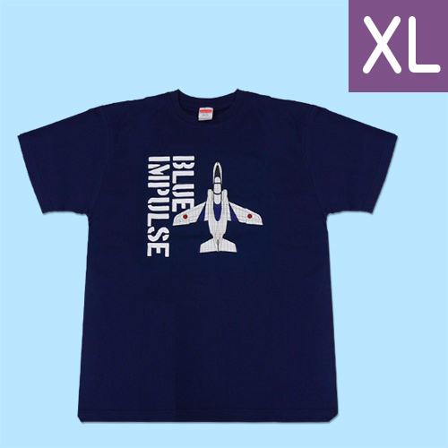 ブルーインパルス Tシャツ シルエット（インディゴ） XL